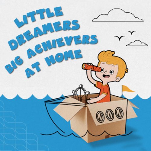 Podcast cover art for: Little Dreamers Big Achievers at Home from SFI International