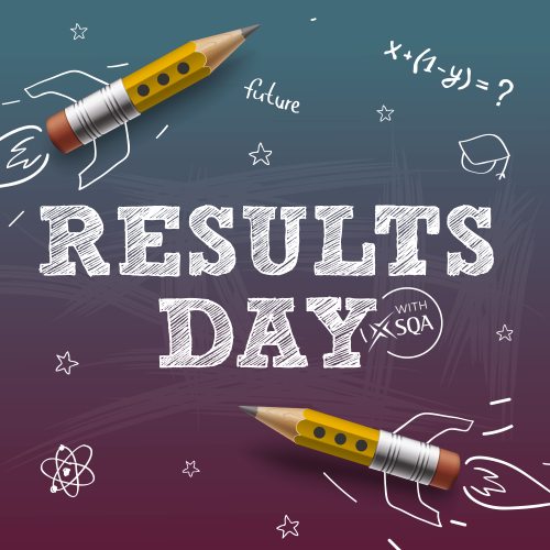 Podcast cover art for: Results Day with SQA from SQA