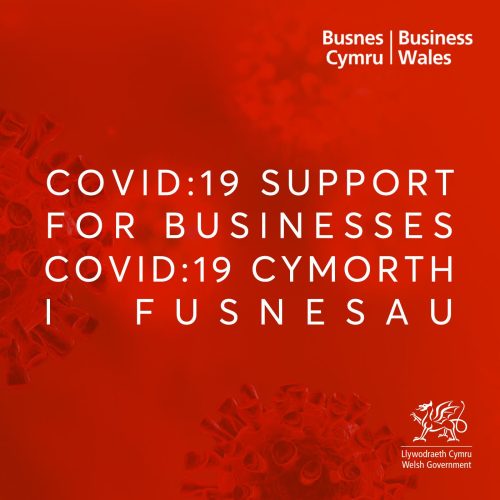 Podcast cover art for: Busnes Cymru / Business Wales COVID-19 Support from Welsh Government