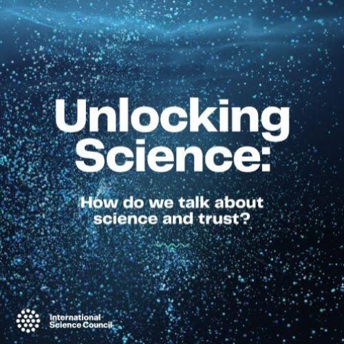Podcast cover art for: Unlocking Science from the International Science Council